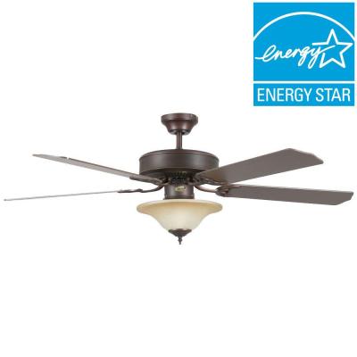 Heritage Square 52 in. Oil-Rubbed Bronze Ceiling Fan